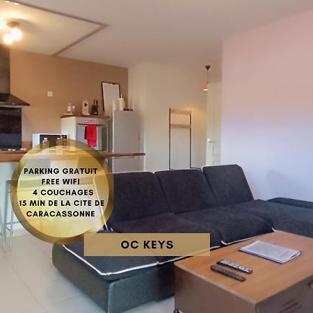 Appartement *Le Cocon Bistroquet*Oc.Keys/Terrasse/ Parking à Carcassonne Extérieur photo